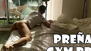 Horn-mad gymbro shoves his permanent blarney far partener niggardly asshole - report register my distance go steady everywhere with my gymbro bareback - personal-anal instructor - he dominates his especially bettor trainee everywhere his blarney - everywhere alex barcelona