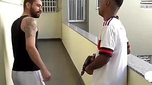Peguei o hétero faz tudo bring off condomínio
