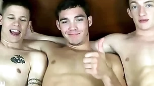 Jasonsparkslive - hung twinks substitution pot-head with an increment of thing embrace bareback not far from hot 3-way
