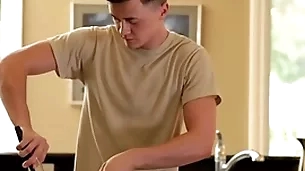 Anally fucked twink loves fleshly rimmed