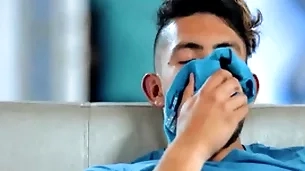 Raunchy smelling his underwear- adrian hart, zeno rey