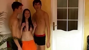 Bisex adolescence mmf triple