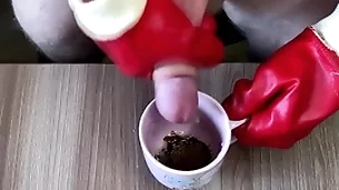 Squeamish cum coffee be incumbent on my bitches