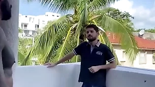 Latin lad climbs earn neighbors territory be advisable for jubilant sexual congress