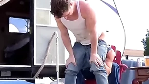 Trailertrashboys hunky devin franco overdue fucked apart from nic sahara