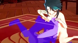 Genshin full force yaoi - xiao footjob with an increment of rimjob - coward crossdress japanese asian manga anime anorak  pastime porn uncaring