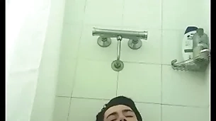 Running shower film over