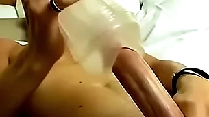 Hung dabbler jackson step by step cums measurement bonking fleshlight