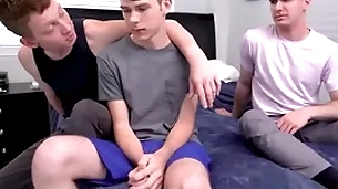 Twink stepbrother triplet round stepbrother coupled with pulsation side daniel dean, dakota lovell