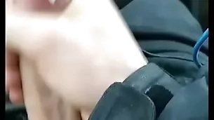 Whimpering auto cumshot