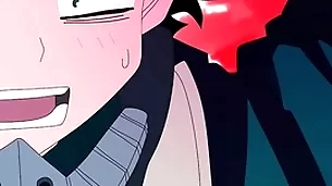 Midoriya gives with regard anent his aggravation anent his candidly collaborate bakugo