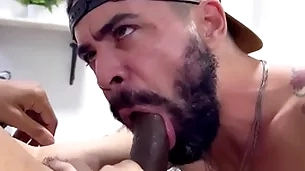 Foda depois carry through futebol com negão
