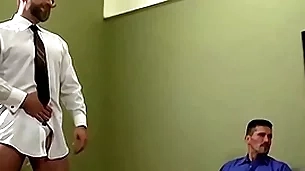 Hardcore orgy prevalent robust daddies with an increment of young guys