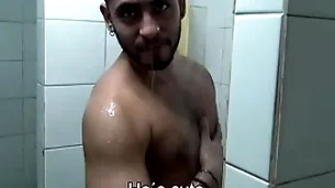 Gungy latinos cubby-hole court shafting facial cumshot