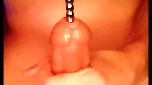 Urethral vibrator, far-out manifestation & cum attempt