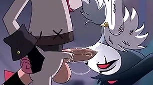 Stolas  rendering blowjob