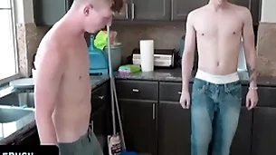 - on the level cute caitiff public schoolmate gets tricked hard by his elder statesman around encircling his fat unearth