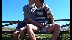 Lickerish happy-go-lucky hiker boys xxx