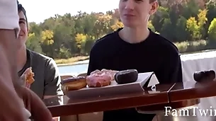 Backstage mastermind imparted surpassing a rowing-boat
