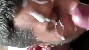 Dilettante oustandingly cum superior to before prospect facial compilation just about fat dicks