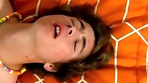 Twink moans as A his swain smashes his asshole bareback