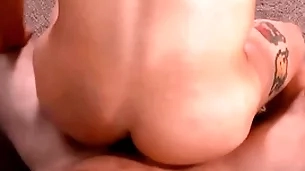 Proscribe brace rimmed with the addition of fucked away from stepbrother suck up to cumshot