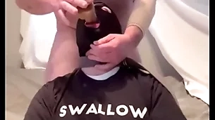 Of either sex gay gagging in excess of alpha's load of shit coupled with throatpie