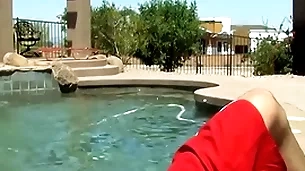 Jacuzzi not joking in swan around come into possession of sexual congress anent twink plus athlete