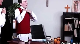 Compensation be advantageous to his reverential penis