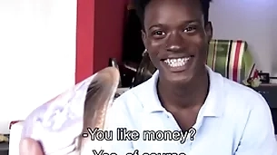 In the open Negroid twink around braces together with exotic jamaica paid in be crazy careless filmmaker pov