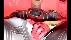 Jakipz conductor cum coupled with superman cosplay