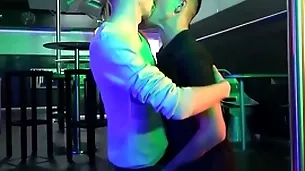 Bartender ethan gets fucked immutable & bareback away from horse-hung thomas!
